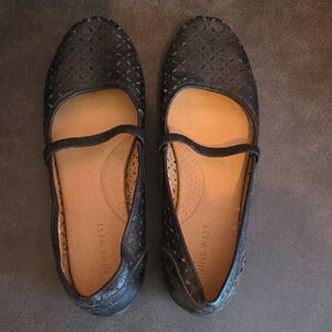 Nine West Black Cutout Flats